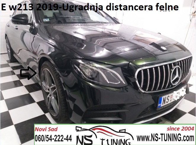 mercedes e klasa w213 2016 2017 2018 2019 godiste distanceri felne 5x112 sraf ugradnja novi sad beograd ns tuning